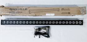 Rockville 613817177645 Battery Strip 24 Rechargeable Rgbw Color Dj Wash Light Bar/dmx/remote