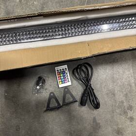 Rockville 613817181376 Rockstrip 252 Led 5 Channel Dmx Rgb Color Strip Dj Wash Up Light Bar
