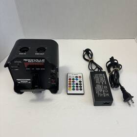 Rockville 613817192426 Best Par 50 Rechargeable Can Wash Light With Remote Tested