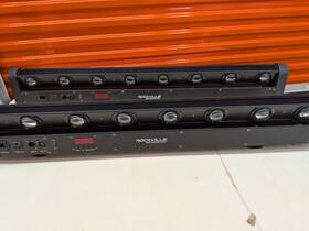 Rockville 613817197926 2 Motionstrip Moving Head Rgbw Color Strip Wash/beam Light Bars