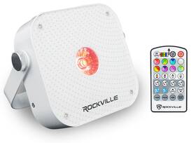 Rockville 613826655202 Mini Rf1 V3 Dj/party Led Par Wash Up Light Rf Remote App Wireless Dmx
