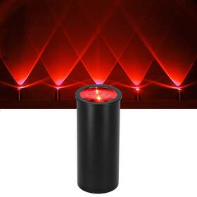 Rockville 613826657503 Mini Halo Black Dj Wall Wash Light Effect Battery Wireless Dmx Rf