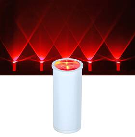 Rockville 613826658753 Mini Halo White Dj Wall Wash Light Effect Battery Wireless Dmx Rf