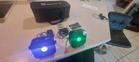 Rf1-v2 Rockville 810095681004 Lights Mini Rf1-v2. Set Of 2 With Case