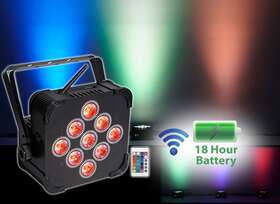 Bestpar60 Rockville Best Par 60 Rechargeable Can Wash Light With Wireless Dmx Rgbwa Uv