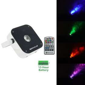 Rockville Rf1 V2 Mini Rgbwa Uv Dj/party Led Wash Light 4ch Rf Long Range Remote