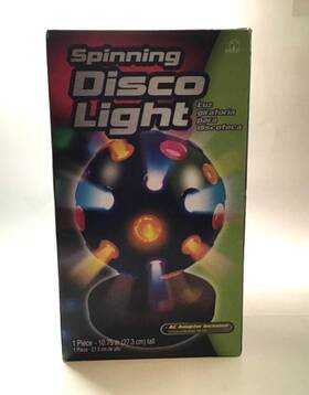 5724031 Seasonal Visions Int Sinning Disco Ball With Box And Ac Adapter