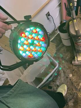 L001-a010-us Sheds 200w 18led Stage Lights Rgbw Dmx Color Change Par Light Party Dj Disco Show