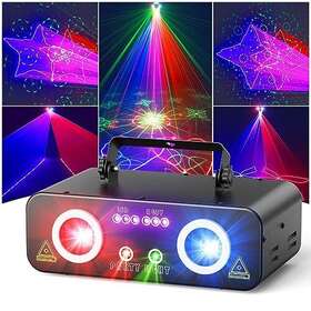 L2800 Shenzhen Shi Yaniu Industrial Co. Ltd. Dj Laser Party Light Professional 5-in 1 Rgb Lazer Show Projector With