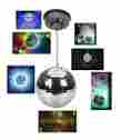 Silv20 Silver Lightahead Disco Ball Party Led Mirror Light Dj Effect