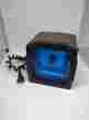 St545 Jiandi Vintage Cube Shaped Party Flashing Blue Strobe Light Led Brown Works
