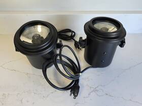 Pl-1001ul Superstar Lighting Model No. Par 36 Pin Spot Light Wall Mount Set Of 2