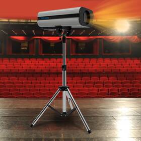 Hy-h09 Tbvechi 6 Color Led Follow Spot Light Dj Party Theater Disco Stage Spotlight With Stand