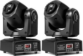 25w-242 U King Stage Lights Moving Head 8 Gobos Colors 11 Channels 25w Spotlights D