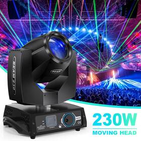 L001-a006-us U King 230w Led Moving Head Stage Light Rgbw Gobo Spot Club Disco Dj Party Lighting Dmx