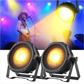 Zq01521 U King 2pcs 100w Waterproof Led Par Light Dmx Stage Dj Audience Blinder