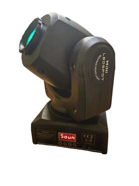 Zq02001 U King U- Mini Led Spot Moving Head Stage Light 8 Gobo Color Dmx Sound