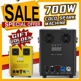 Zq16001 U King Cold Spark Machine 700w Dmx Stage Effect Firework Dj Event Party Wedding Xmas Us