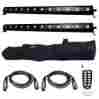 Ultrahexbar12duopk American Dj Ultra Hex Bar 12 2pc Remote Cables Case 635292775321