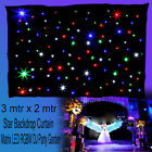 Unbranded 3m Tr X 2 M Led Horizon Dmx Curtain Star Fire Retardant Cloth Matrix Backdrop 765629227794