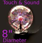 Unbranded Generic 8 Plasma Nebula Ball Lightning Electricity Party Light Touch Sound Activated 813121012384