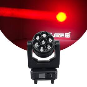 R740 V-show Vshow 2pcs Stage Light 7 40w 4in1 Rgbw Zoom Wash B-eyes Moving Head For Dj
