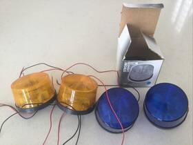Haa40 Velleman Strobe Light. Two Blue. Yellow. One New