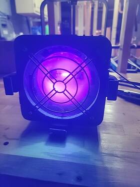 Wf-250f Wildfire Working Theatrical Uv Black Light Lighting Visual Effect