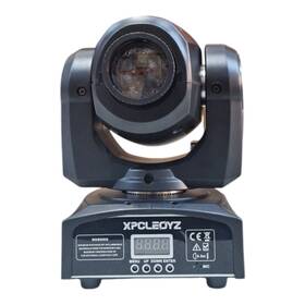 Xpcleoyz 741025676237 2 Pack 60w Stage Lights Moving Head Light 8 Gobos Color Small Crack
