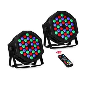 La-053-36r2-2 Yeesite 36 Led Stage Lights Rgb Dj Par Light Remote And Dmx Controlled Sound Activa