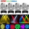 4x60w Zq-b54e-white-us King Dmx Rgbw Gobos Spot Led Stage Light Moving Head