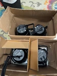 Lot Of 4 Betopper LC002-HB Spotlights Combined Power/dmx Cable!. Fixed Price $400.00.