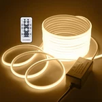 Samsion Cob Outdoor Led Strip Lights Waterproof 50FT Dimmable 15M, Warm White. Fixed Price $93.51.