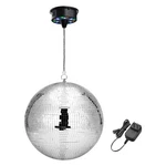 Yescom 16" Large Disco Ball With Motor 6RPM 18 Rgbw Led Lights For 70S 80S Party. Fixed Price $109.90.