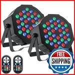 King Rgb 36 Led Dj Lights Sound Activated Uplighting Wedding Party Stage (. Fixed Price $58.07.