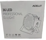 Aoellit 36 Led Professional Dj Light - Manual, Remote, Or Dmx Controllable. Fixed Price $24.99.