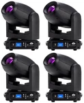 (4) American Adj Focus Spot 4Z 200W Cool White Dmx Moving Head Lights. Fixed Price $5557.60.