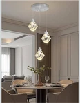 Shial Lighting 3 Pendant Mini Chandelier Modern Silver With Remote 1720. Fixed Price $54.80.