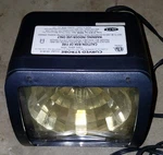 Lite F/x 1818-X Curved Halogen Strobe Effect Light, Manual Speed Control, White. Fixed Price $13.99.