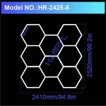 Led Hexagon Garage Lights App Remote Honeycomb Ceiling Kit. Fixed Price $199.50.