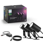 Philips Hue Lily White & Color Outdoor 3 Spot Lights Kit + Power Supply Mount. Fixed Price $199.99.