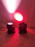 2X Betopper LM0740 Rgbw 7X40W Moving Head Beam & Wash Stage Lights W/ Bag. Fixed Price $280.00.