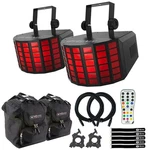Chauvet Dj Kinta Hp Quad-color Rgbw & Cmyo Led Effect Light Case Remote Pair. Fixed Price $395.40.