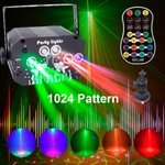 1024PATTERN Laser Projector Led Stage Rgb Disco Dj Ktv Show Party Lighting. Fixed Price $26.98.