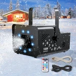 Vevor 1500W Snow Machine With Led Light Handheld Hanging Remote & DMX512 Control. Fixed Price $119.99.