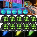 10PCS Dj Disco Party Stage 9LED Rgbw Dmx Beam Halloween Lighting. Fixed Price $107.26.