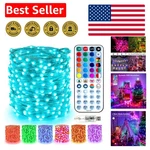 Versatile 100 Led Rainbow Fairy Lights - Perfect For All Seasonal Celebrations. Fixed Price $39.99.