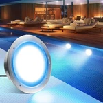 Vevor DC12-VOLT Led Pool Light 10 In. 40-WATT Color Changing W/remote AX-SDD-001. Fixed Price $114.00.