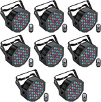 Led Par Lights 8 Pack King Rgb 36 Sound Activated Remote. Fixed Price $288.99.