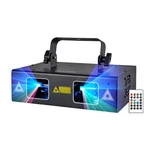 Dj Lights Rgb Full Color Laser Stage Music Sound Activated Dmx Party. Fixed Price $259.99.